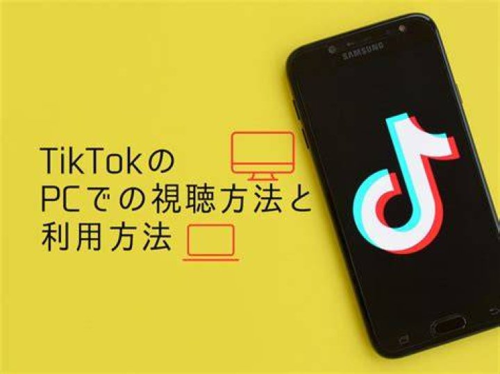 TikTokをスマートフォンで視聴する様子
